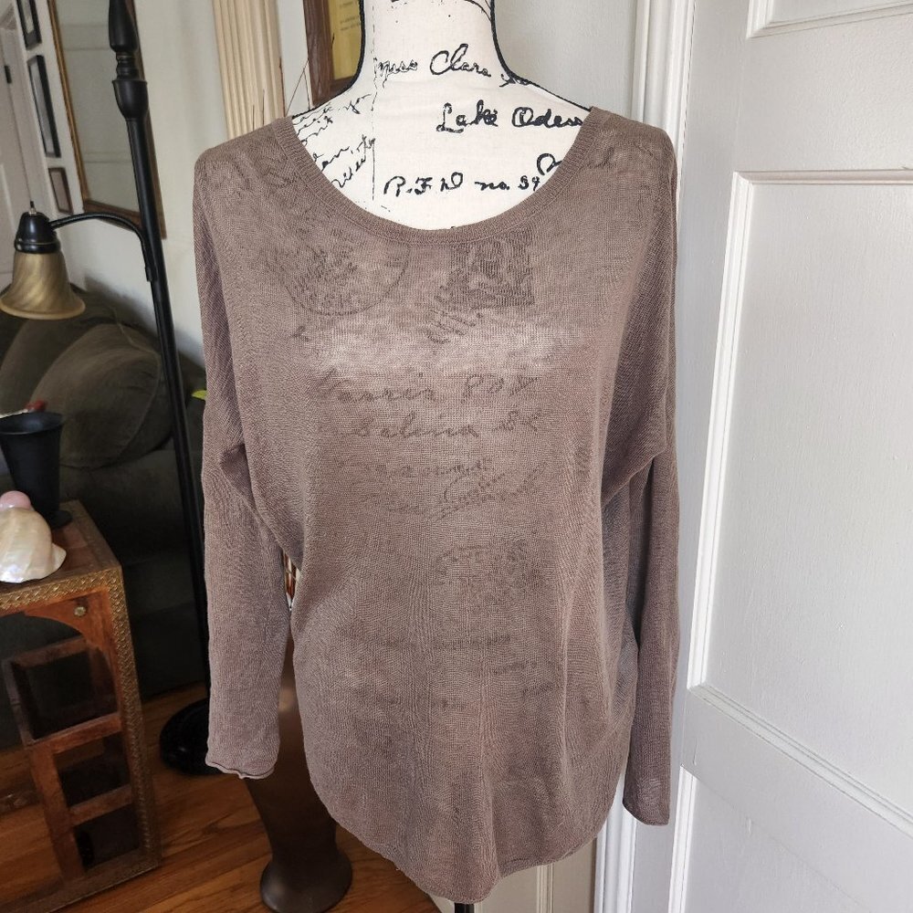 Vince Lightweight Linen Pullover Sweater Sz XS